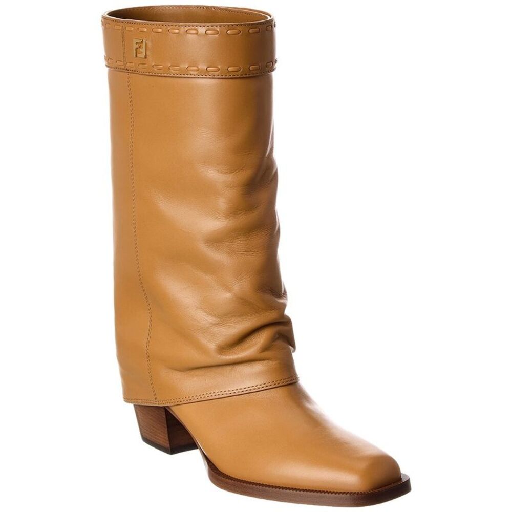 Fendi Ff Leather Boot